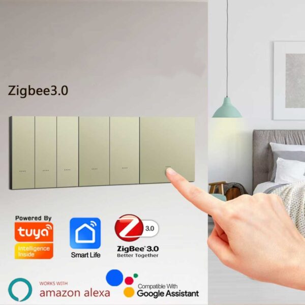 Tuya Smart Switch AG skin-feel glass process