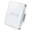 Tempered glass+Metal frame smart switch