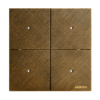 Heritage Series 2-Gang 4-Button Panel