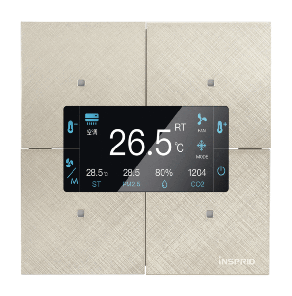 Heritage Series 2-Gang 4-Button Thermostat Panel