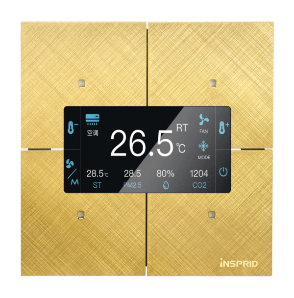Heritage Series 2-Gang 4-Button Thermostat Panel