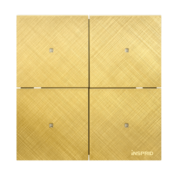 Heritage Series 2-Gang 4-Button Panel