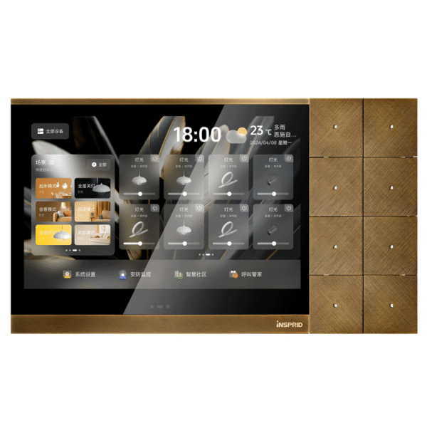 Heritage Series 10-inch 8-Button Touch Panel